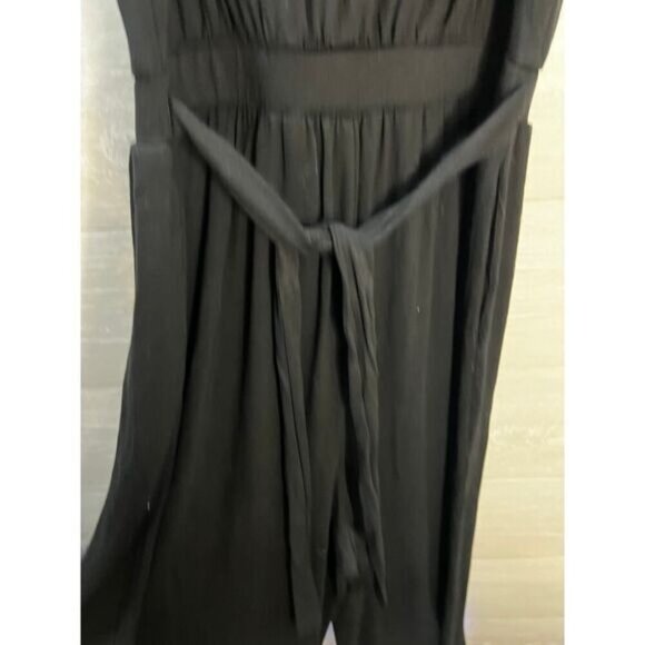 Cupio Jumpsuit Scoop Neck Belted Keyhole Back Small - Picture 6 of 7